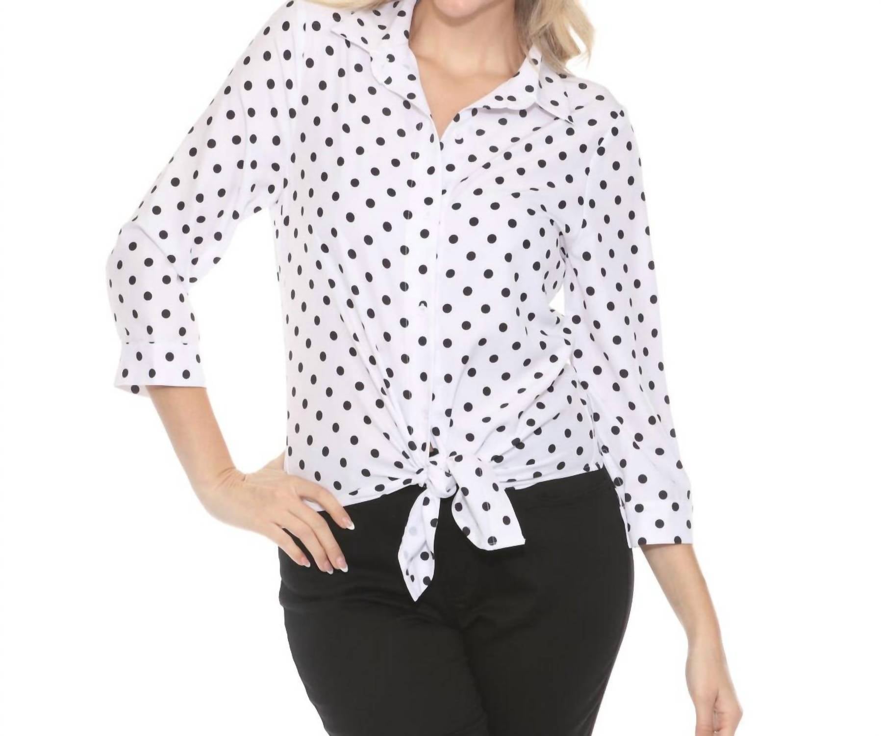 Azi - Polka Top