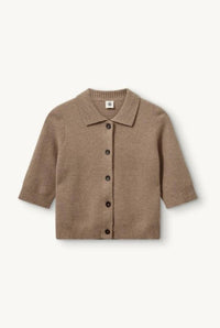 The Garment Como Cropped Cardigan in truffle - women's cardigan - view 5