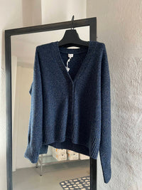 KULE Women's Cashmere Raffa in navy mari - women's sweater