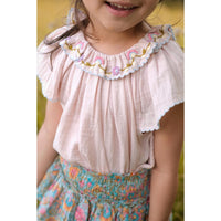 Louise Misha - Girl's Antoinette Double Gauze Blouse