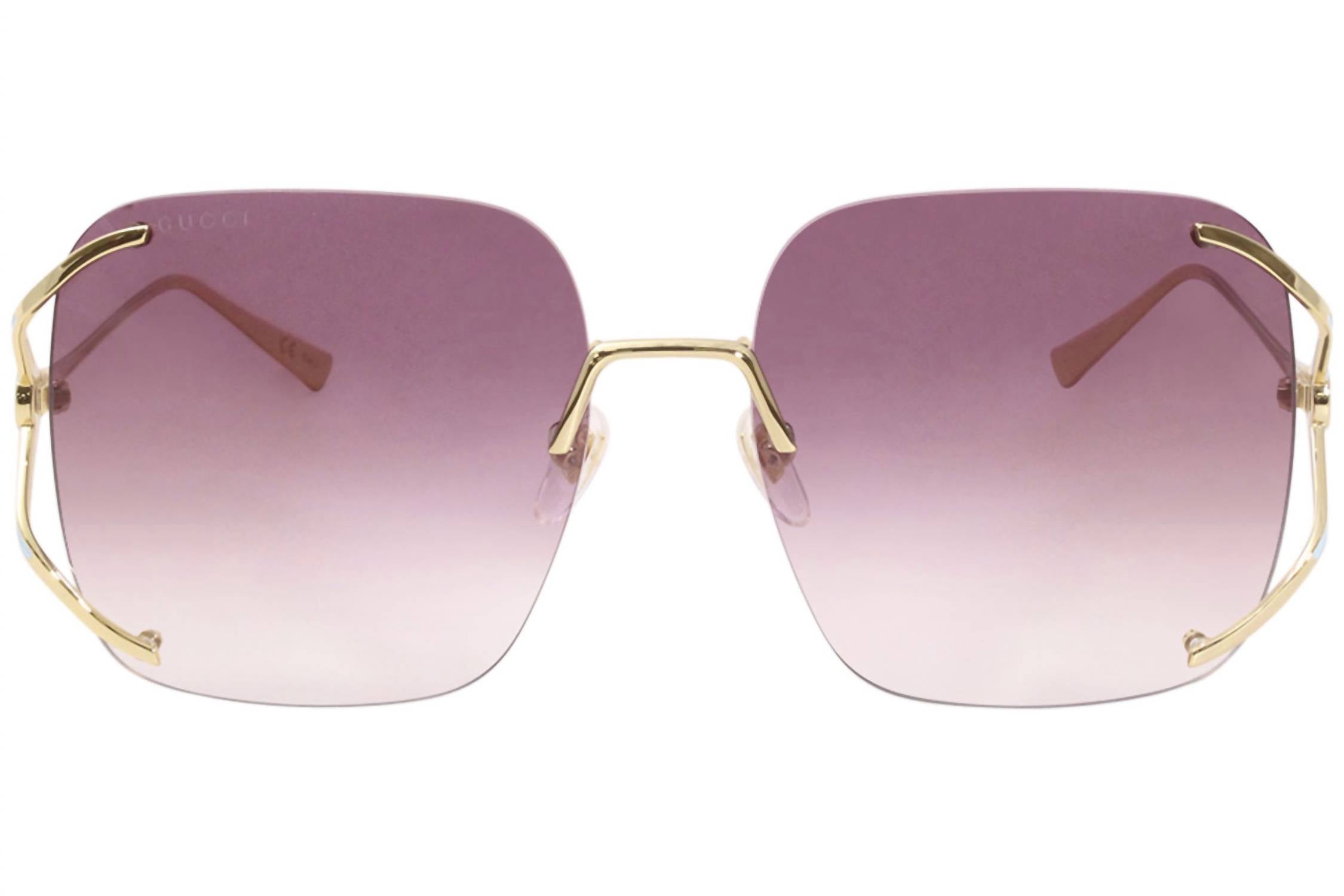 Gucci - Women's Square Non Polarized Sunglasses 0646s - 003