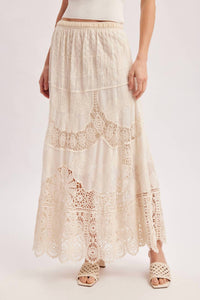 Bluivy - Elsa Lace Maxi Skirt