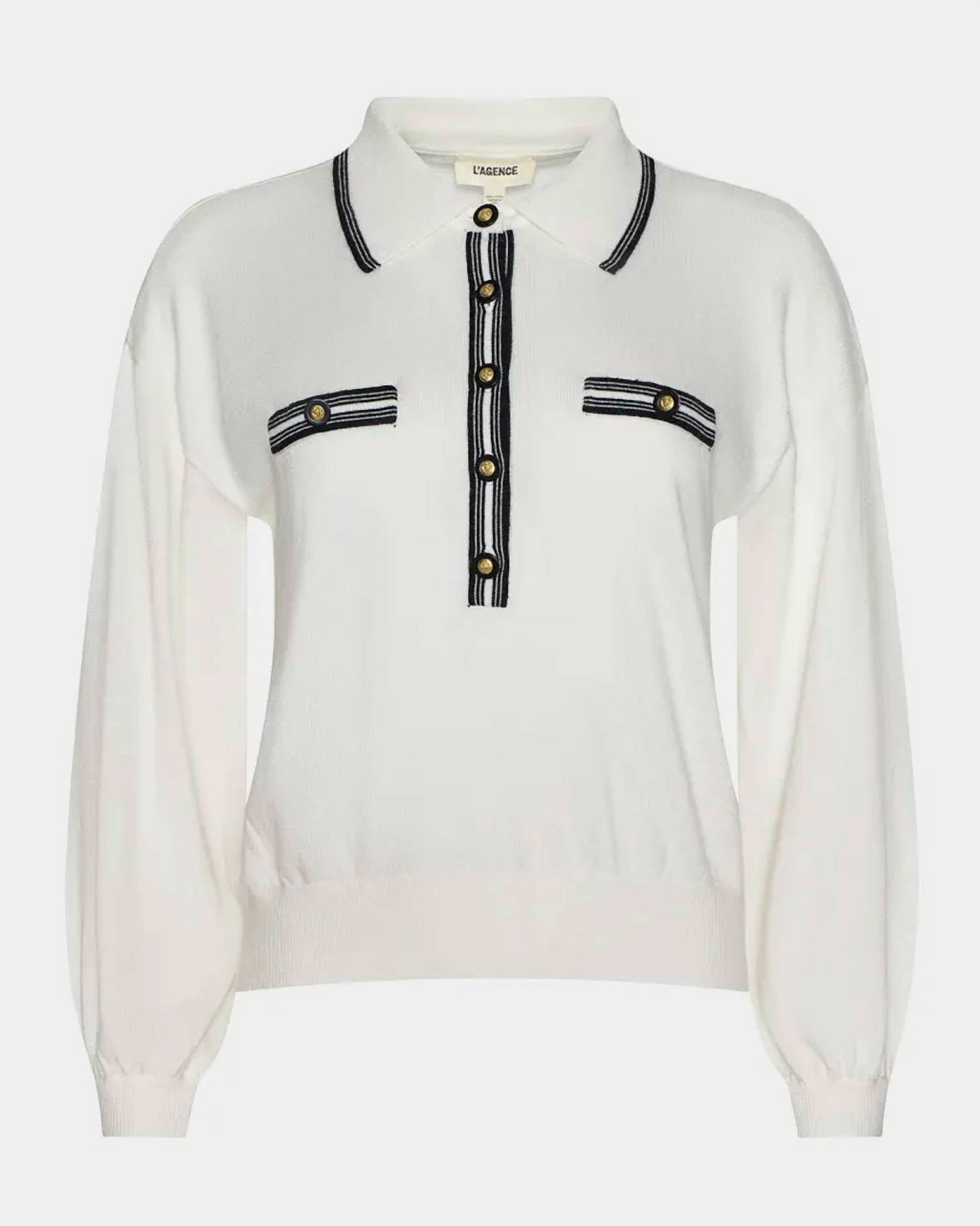 L'Agence - Malaki Cropped Sweater