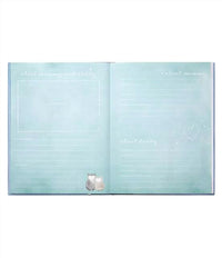 CR Gibson Wish Upon A Star Baby Book in blue - item - detail view