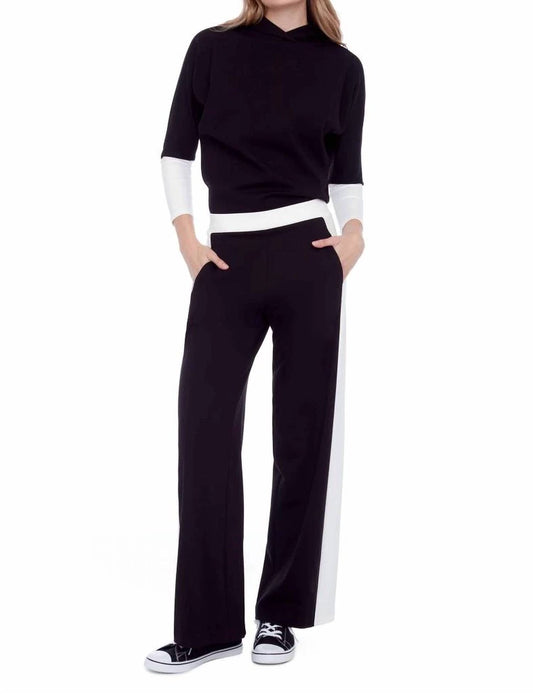 I Love Tyler Madison - Tuxedo Stripe Pull On Pants