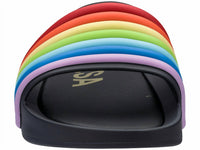 Women's 3D Rainbow Beach Slide