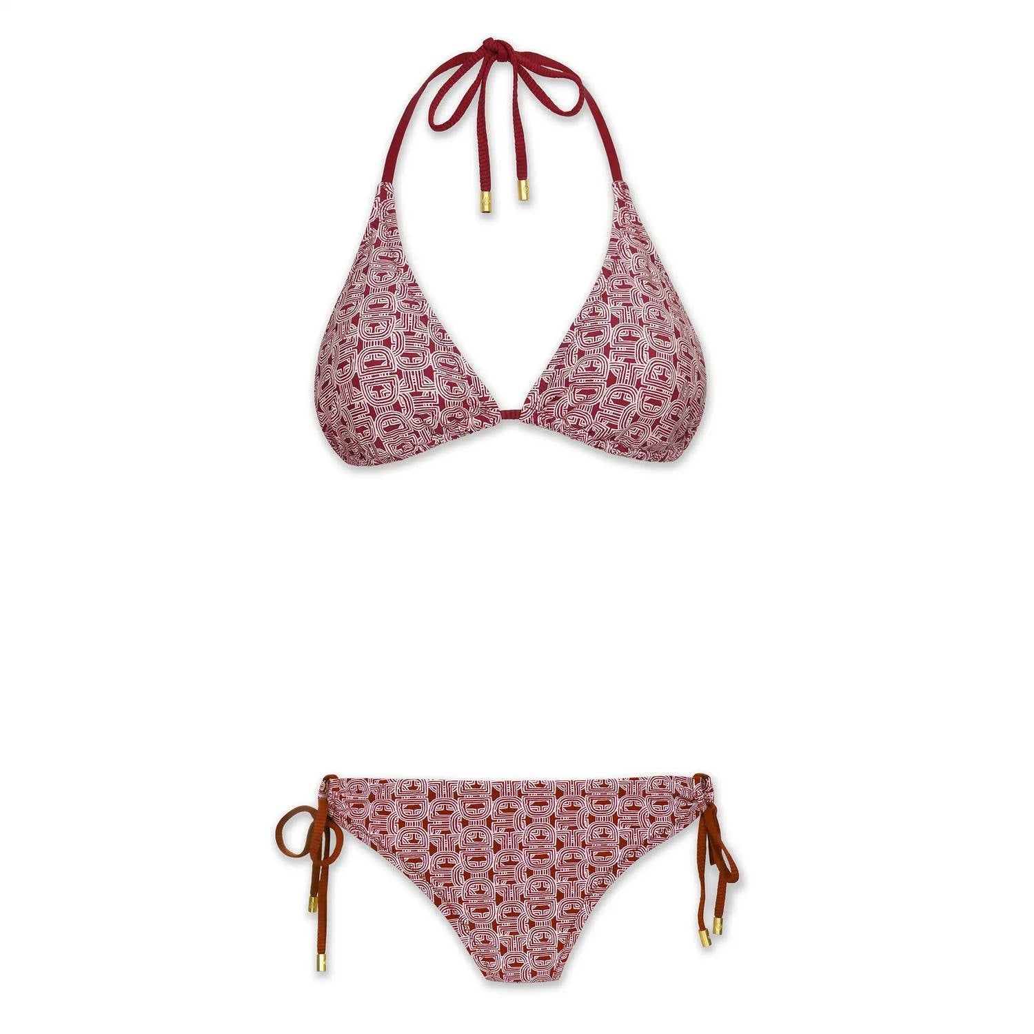 Helen Jon - Tortoise Halter Bikini Top