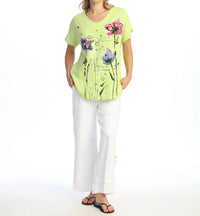 Jess & Jane - Postcard Mineral Washed Cotton Double Gauze Top