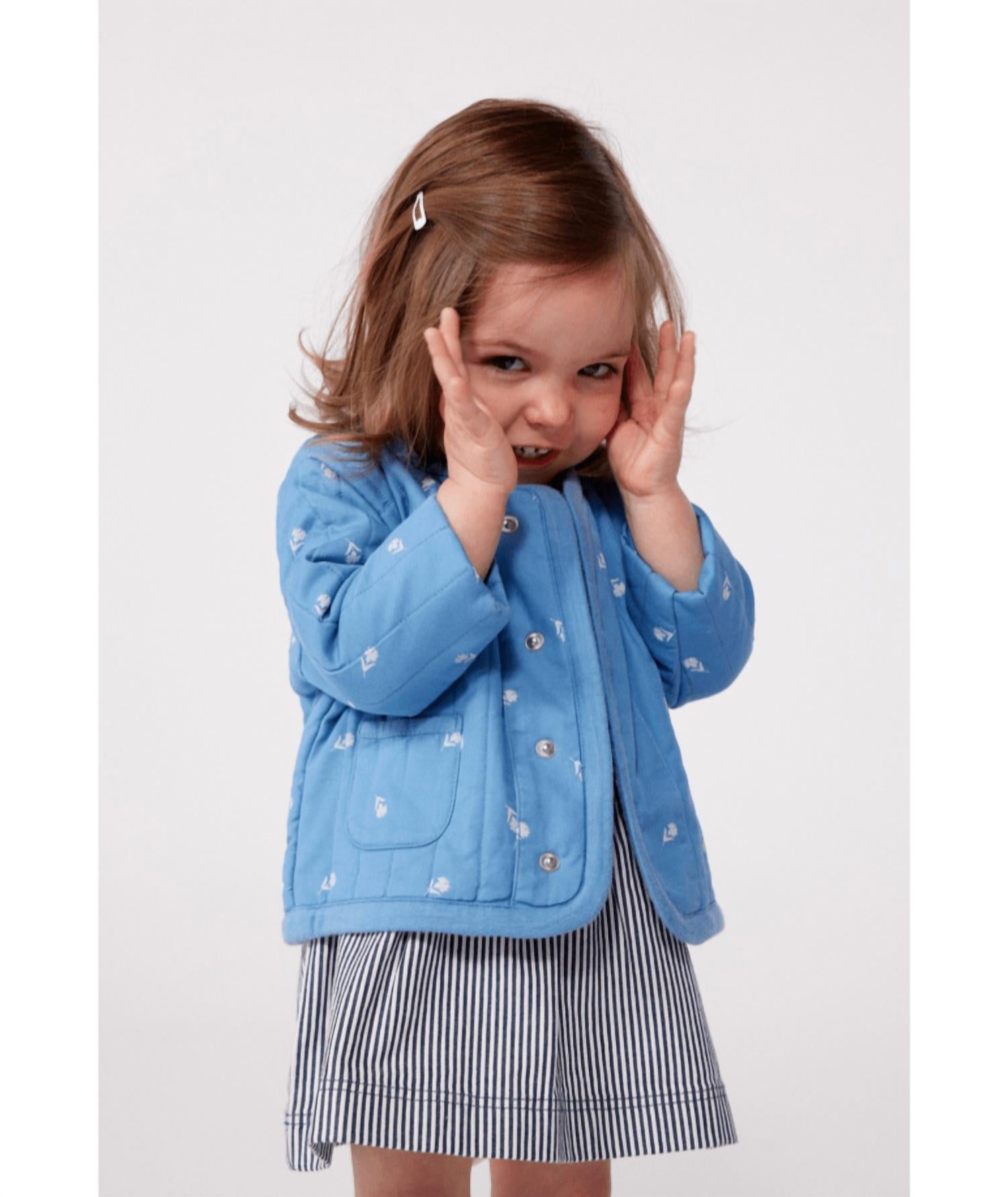 Petit Bateau - Floral Quilted Jacket