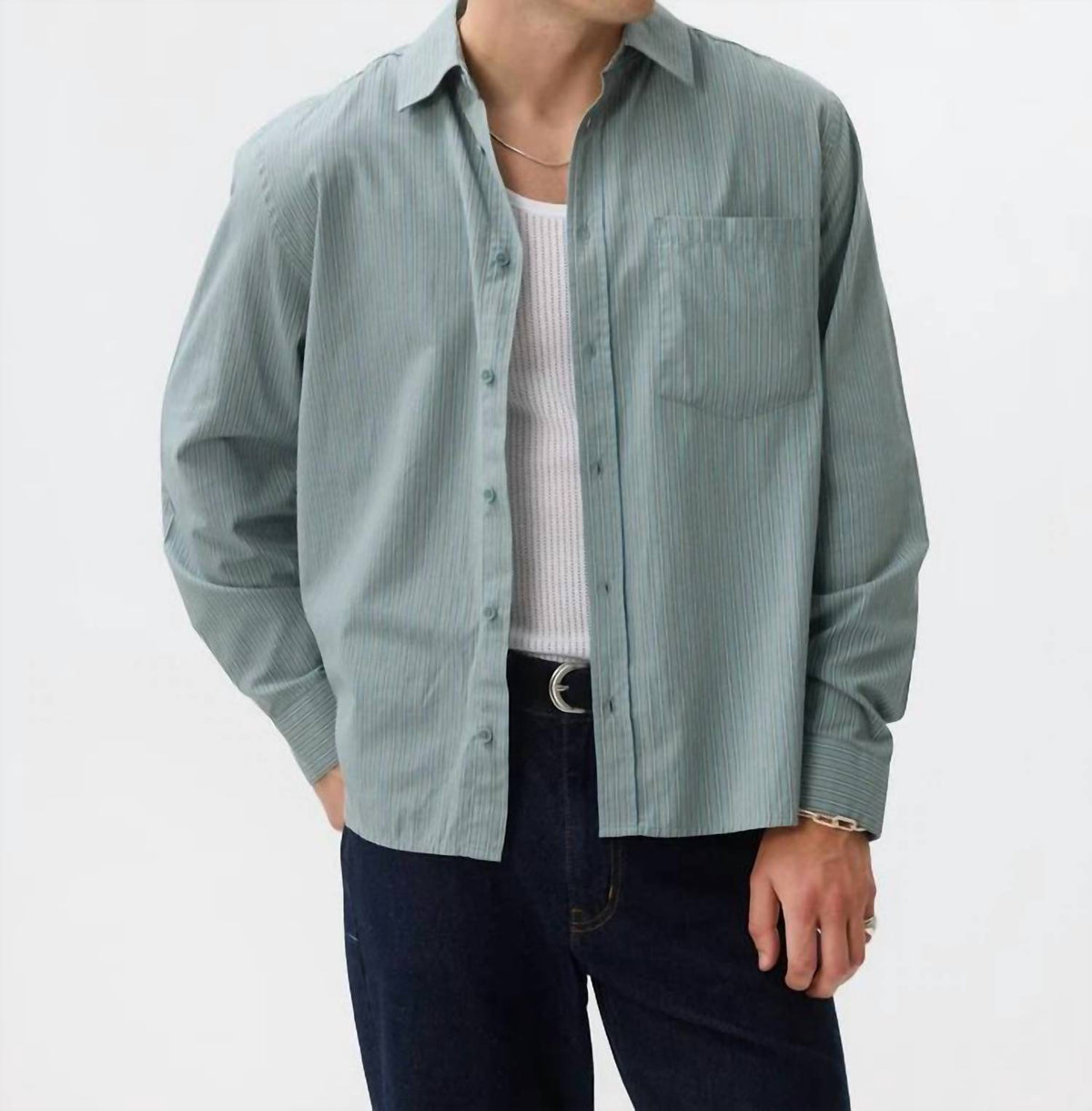 Percival - Clancy Striped Long Sleeve Shirt
