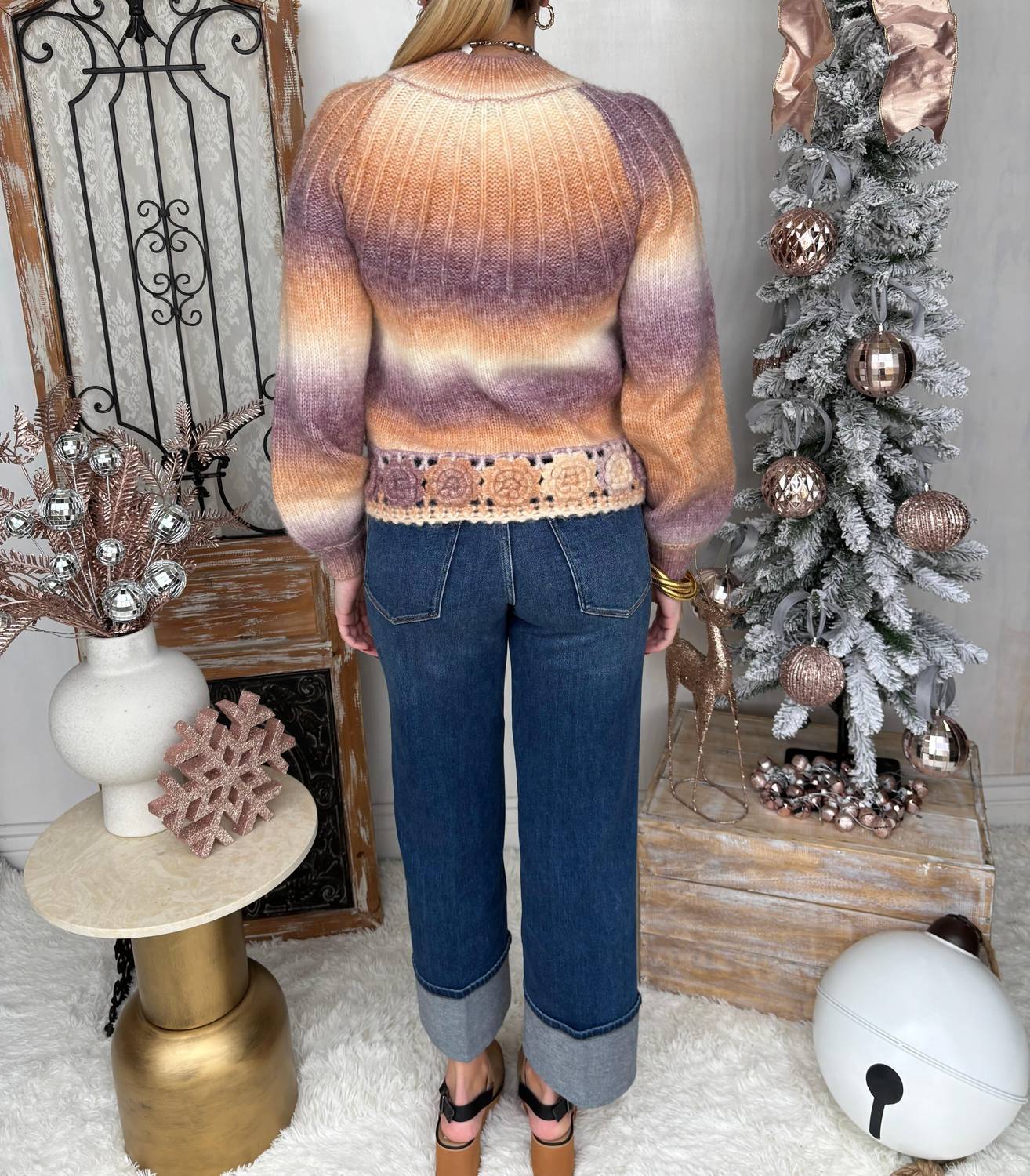 Current Air - MOCK NECK SWEATER