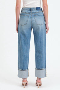 Daze - Women's Eastside High Rise Loose Cuffed Jean