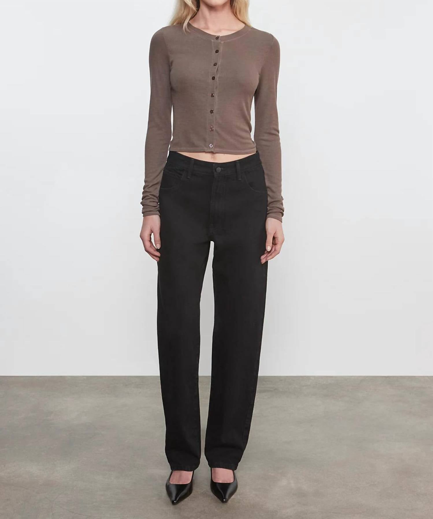 Enza Costa - Silk Rib Essential Cardigan