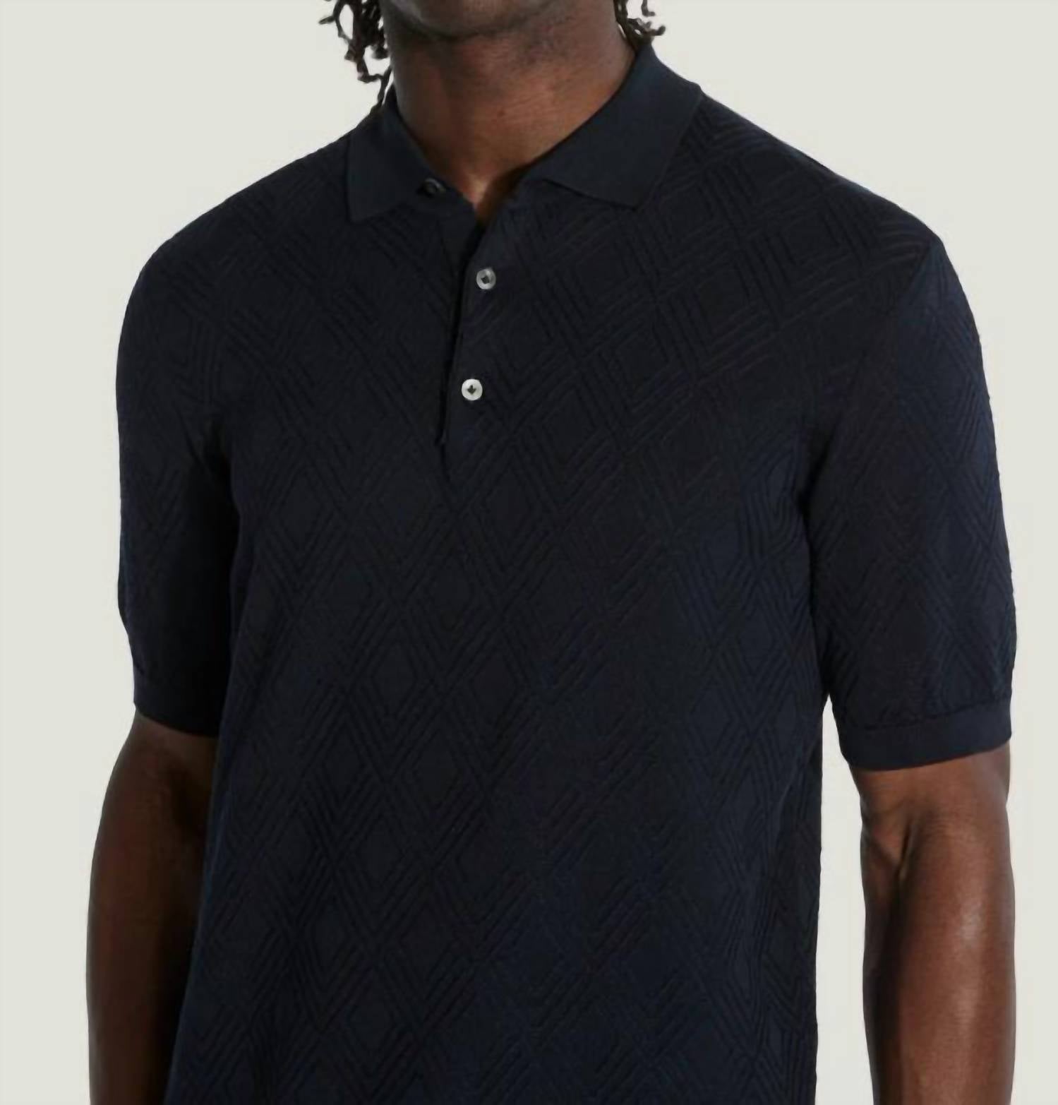 Jack Victor - Textured Knit Polo