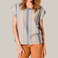 Tribal - Drop Shoulder Gusset Sleeve Blouse