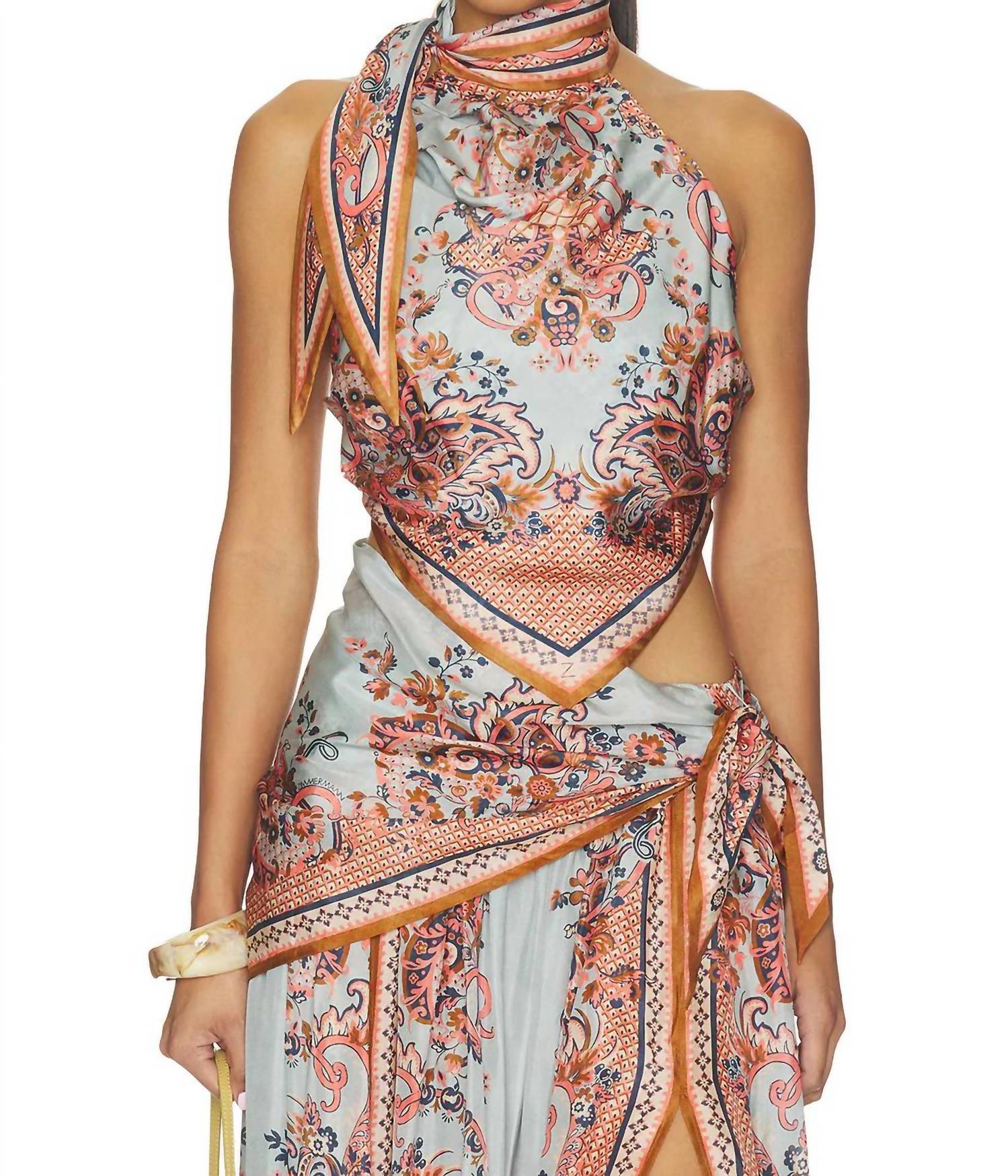 Zimmermann - Aster Scarf Bodice Top