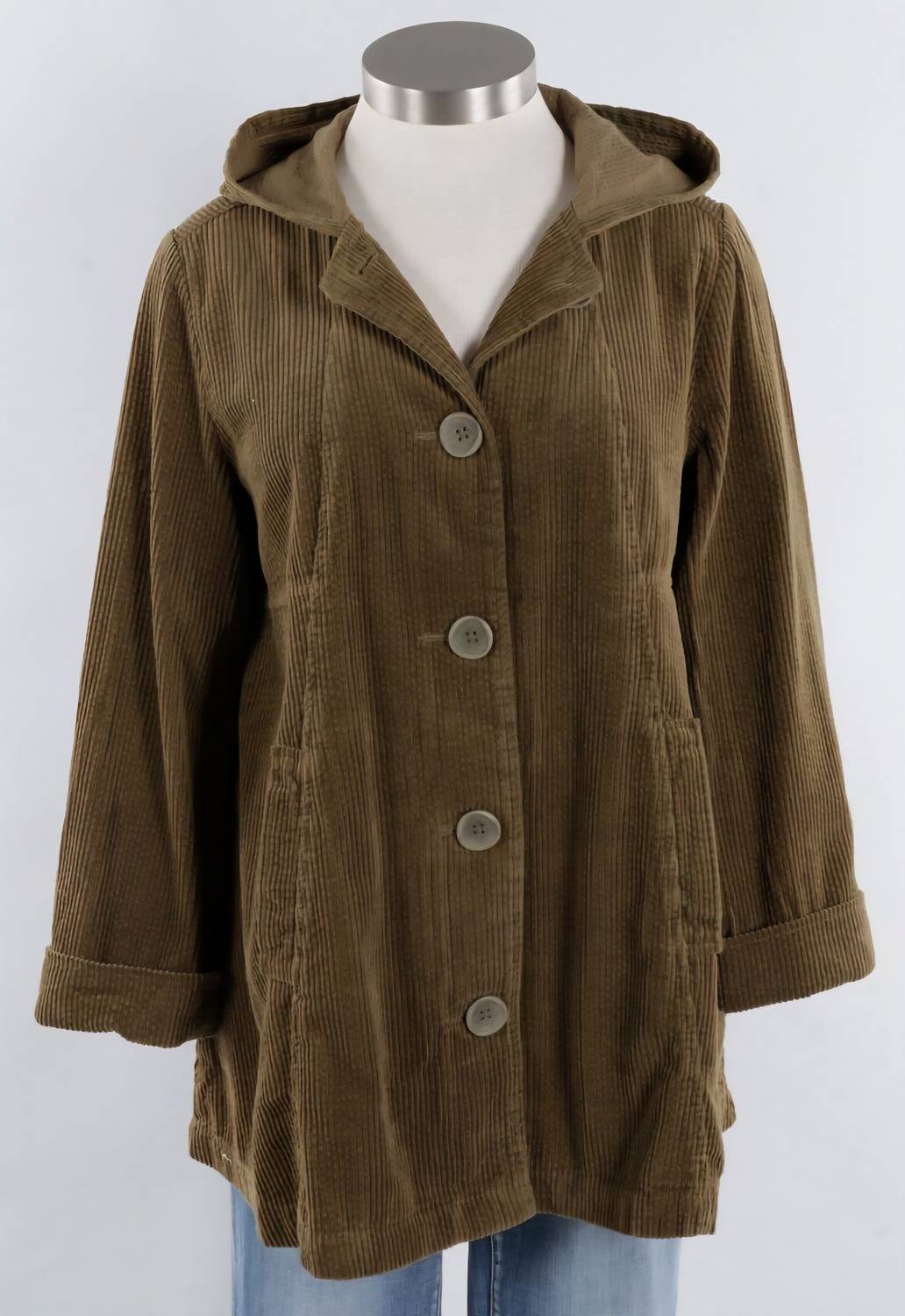 Habitat - Cozy Tunic Hoodie Corduroy