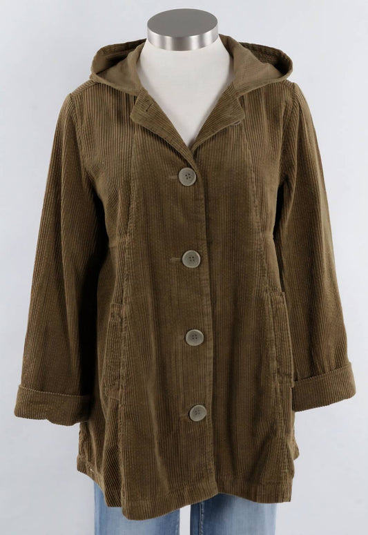 Habitat - Cozy Tunic Hoodie Corduroy