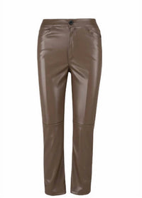 Astrid - Duet Peg Straight Leg Faux Leather Pant