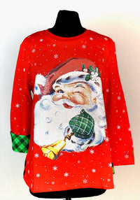 Berek - Women's Bling Bling Santa Sweater