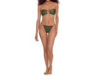 Steve Madden - Cutout Bandeau Bead Bikini Top