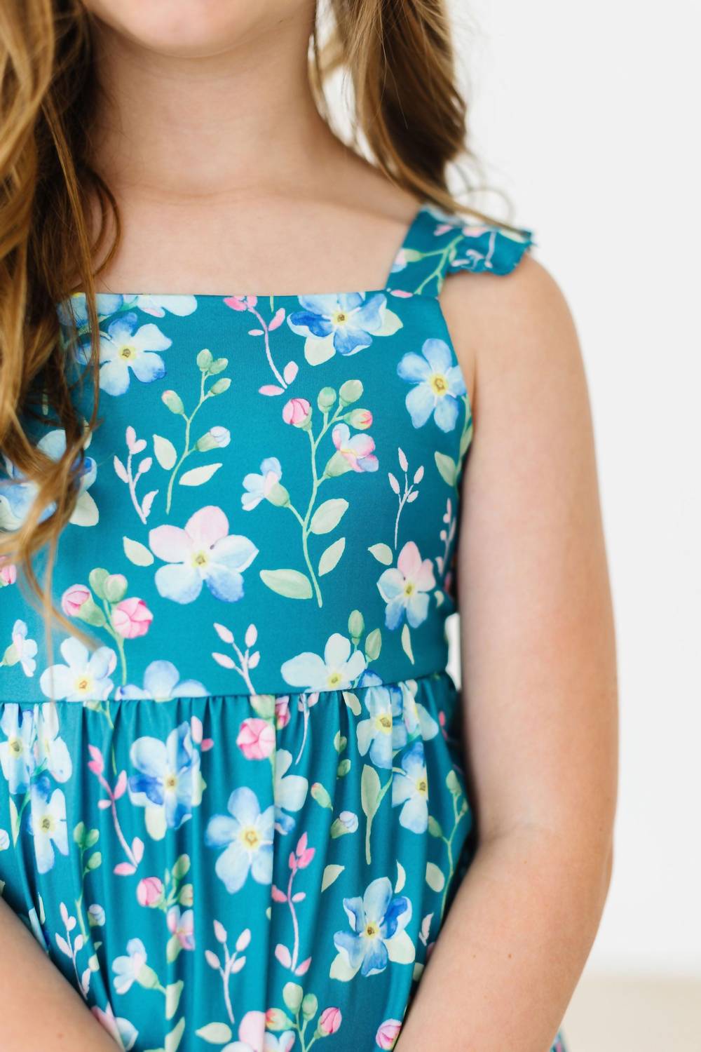 Mila & Rose - Floral Breeze Ruffle Maxi Dress