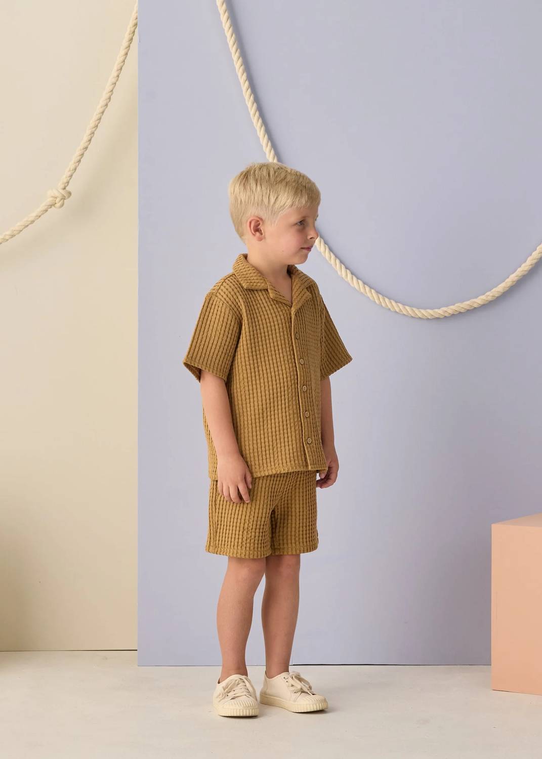 Rylee + Cru - Kid's Relaxed Textured Short