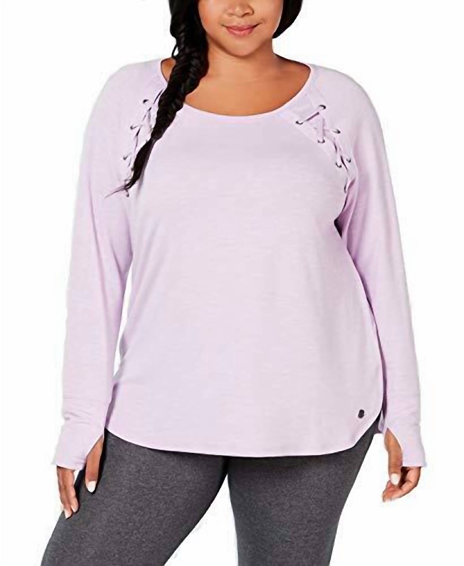 Ideology - Women's Activewear Tie Detail Top