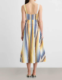 Toccin - Wren Double Tie Front Midi Dress