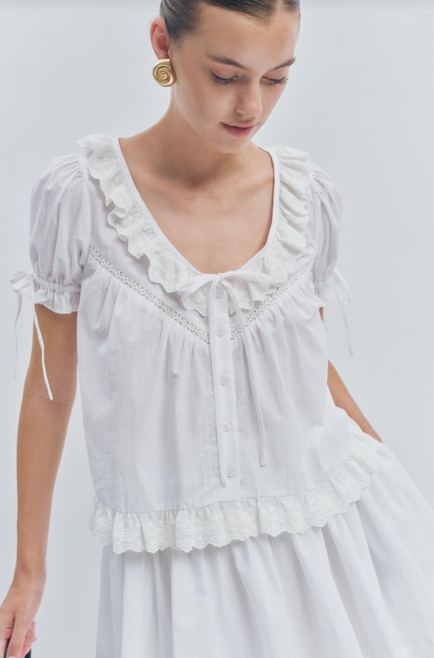 Maude Club - Theo Scoop Neck Top