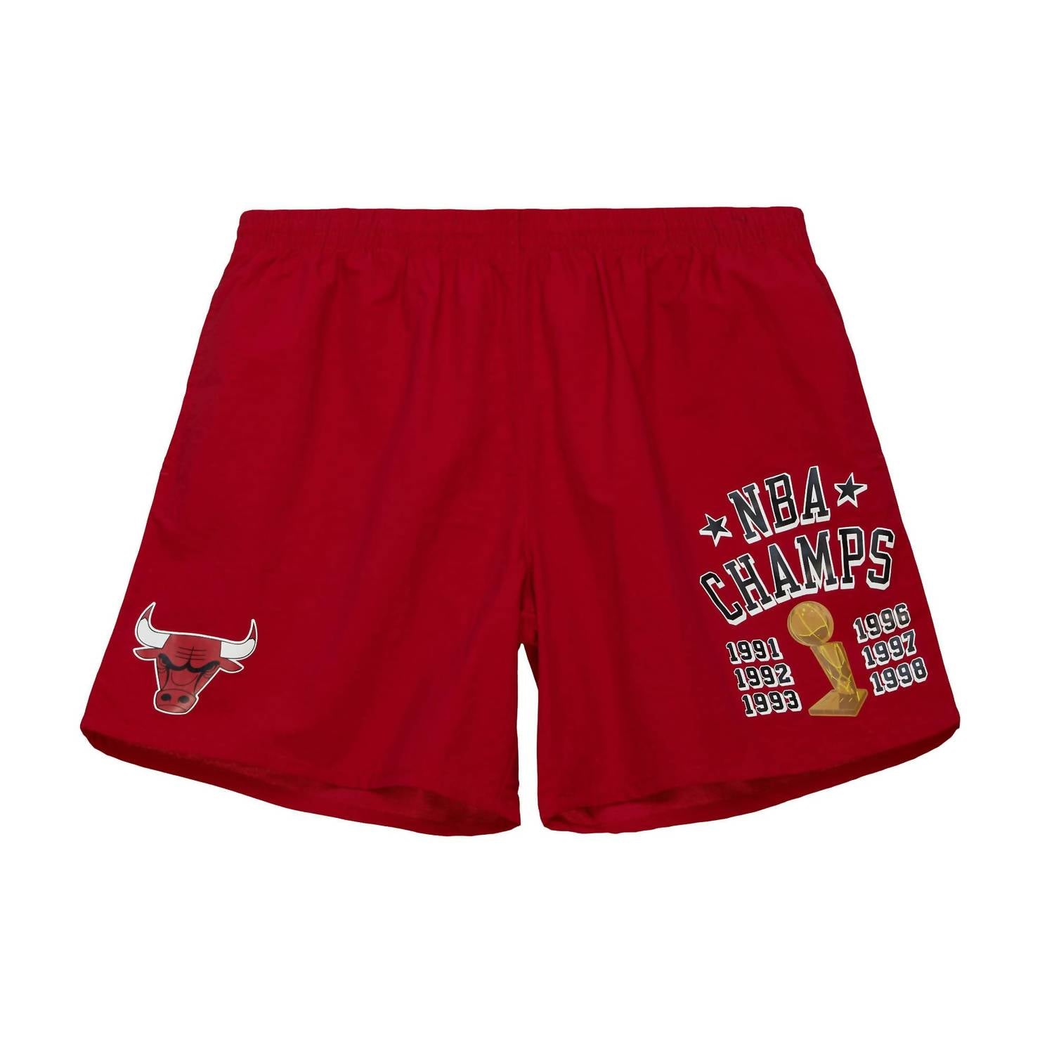 Mitchell & Ness - Men's Chicago Bulls Heritage Woven Shorts