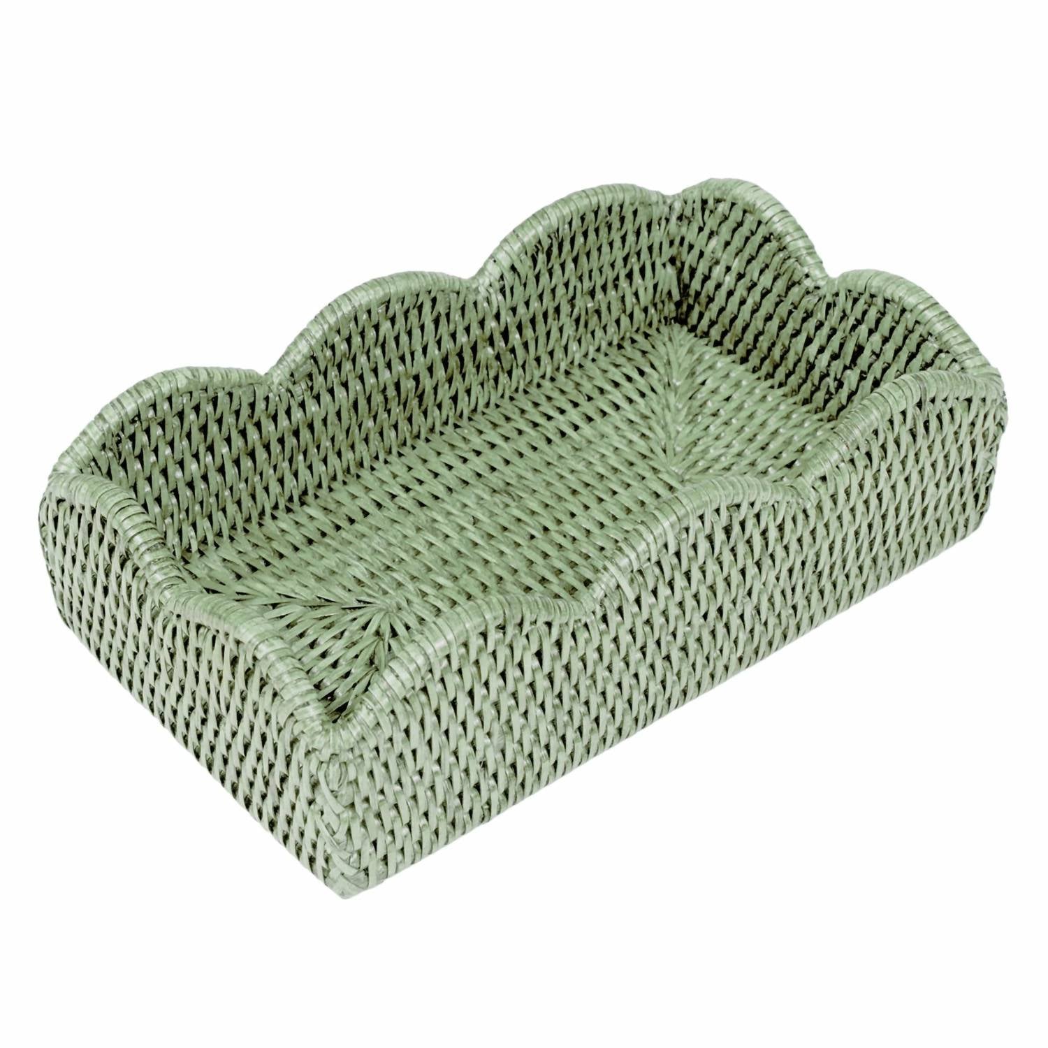 Caspari - Rattan Guest Towel Holder
