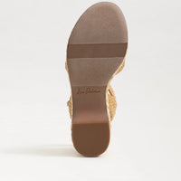 Sam Edelman Women's April Platform Sandal in sand raffia - women's sandal - view 5