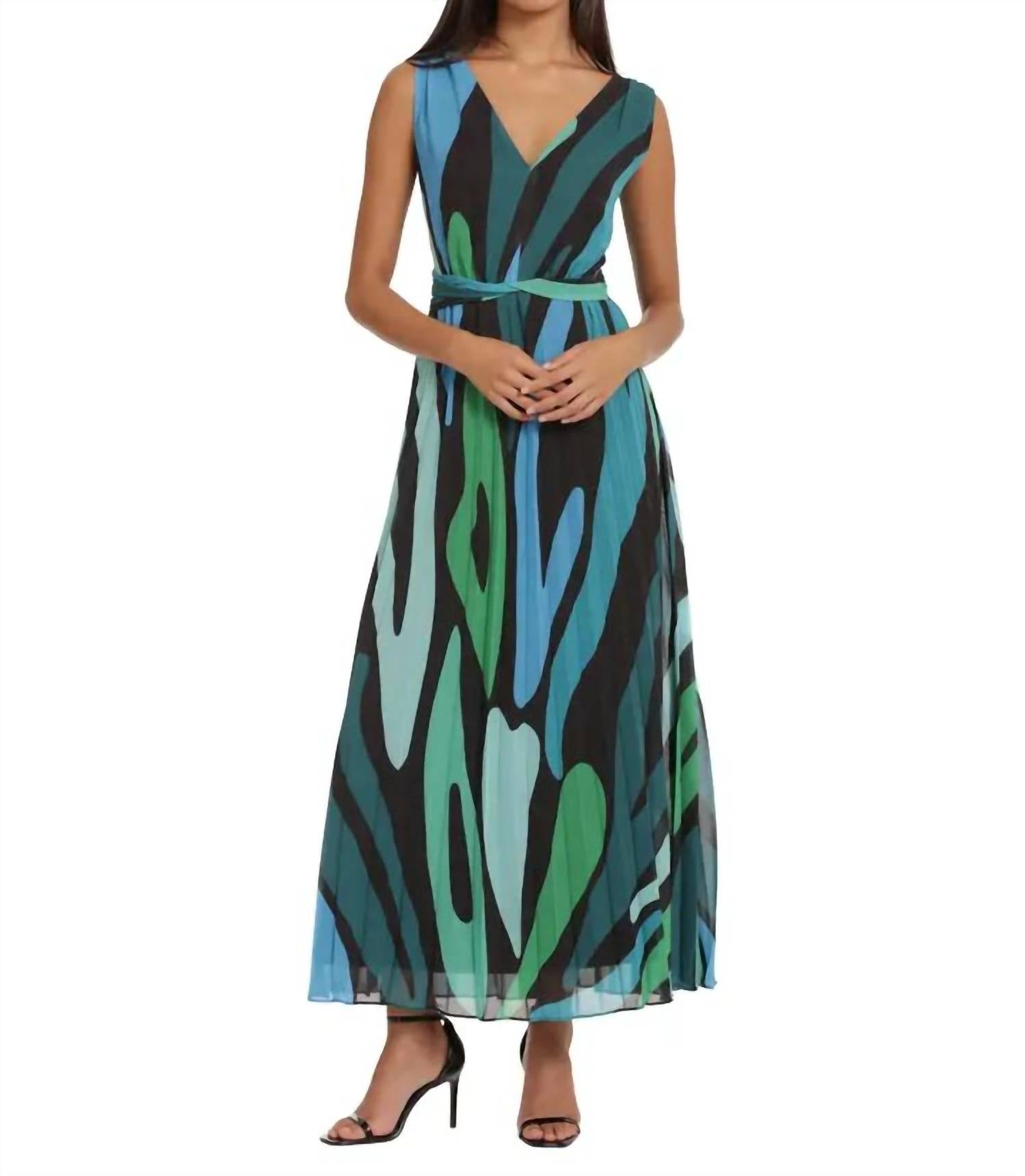 Donna Morgan - Halter Neck Maxi Dress