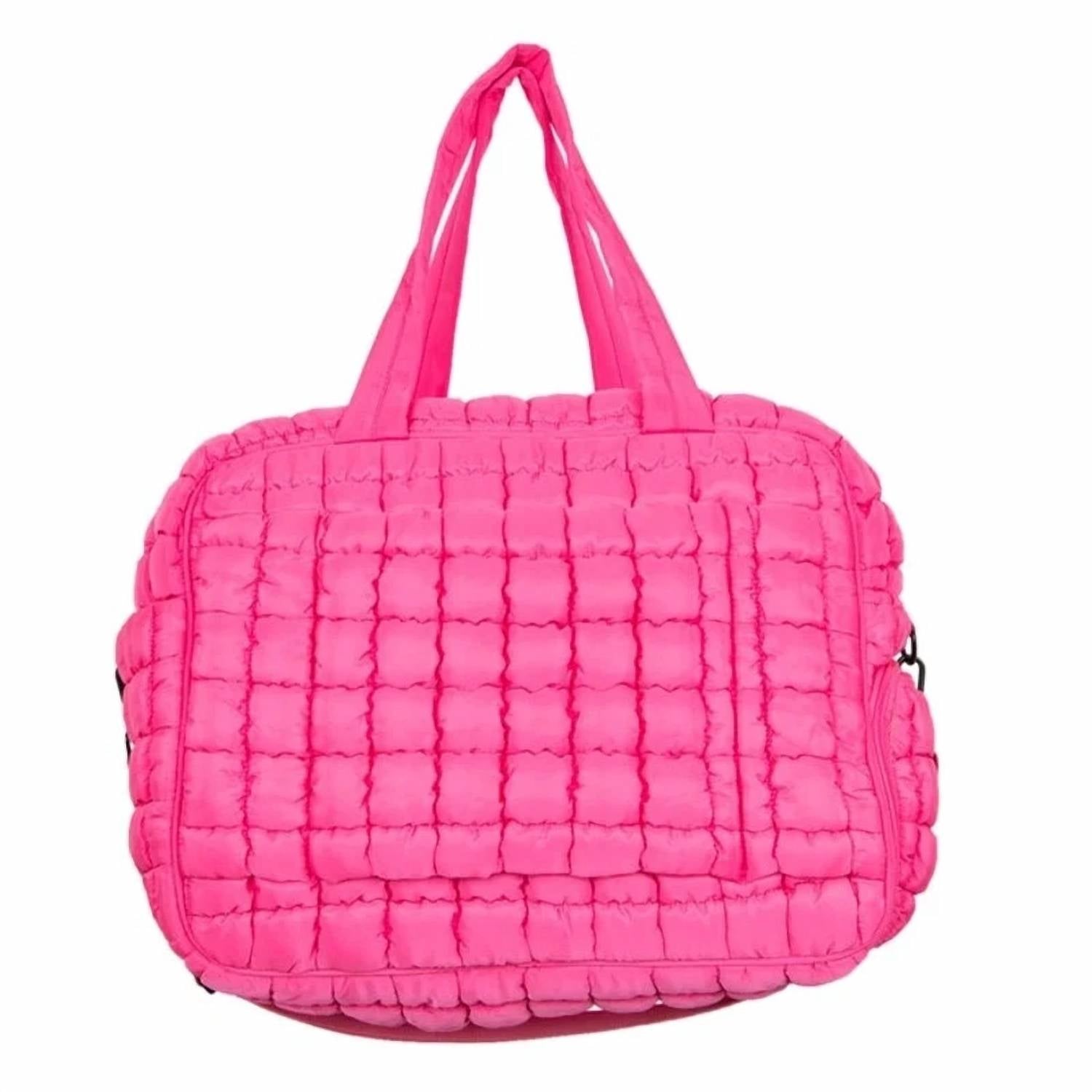 Katydid - Women's Quilted Puffer Weekender Duffle Bag