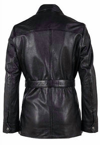 Mauritius - Gennie Regular Fit Leather Jacket