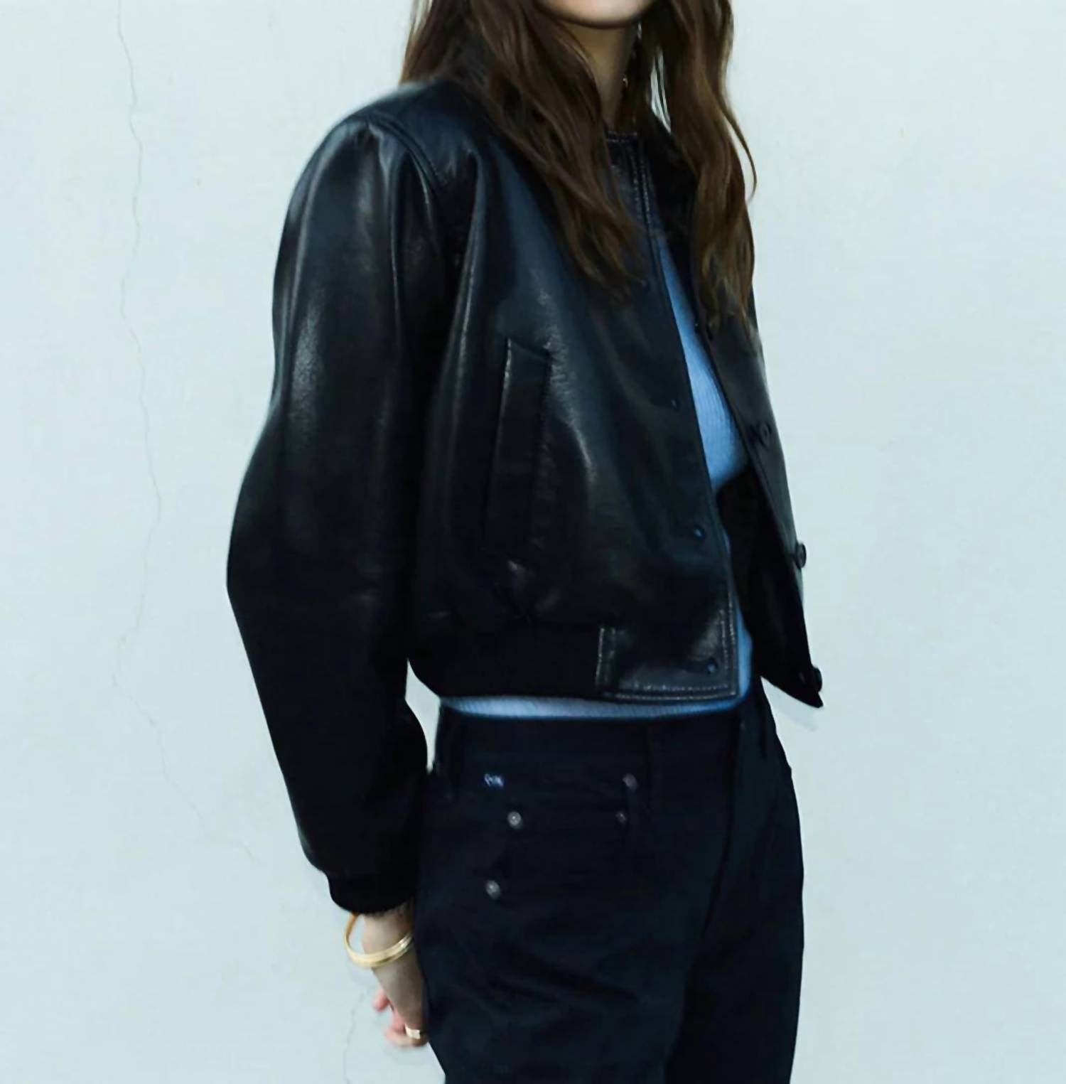 Citizens Of Humanity - Lola Bomber Recycled Leather Jacket