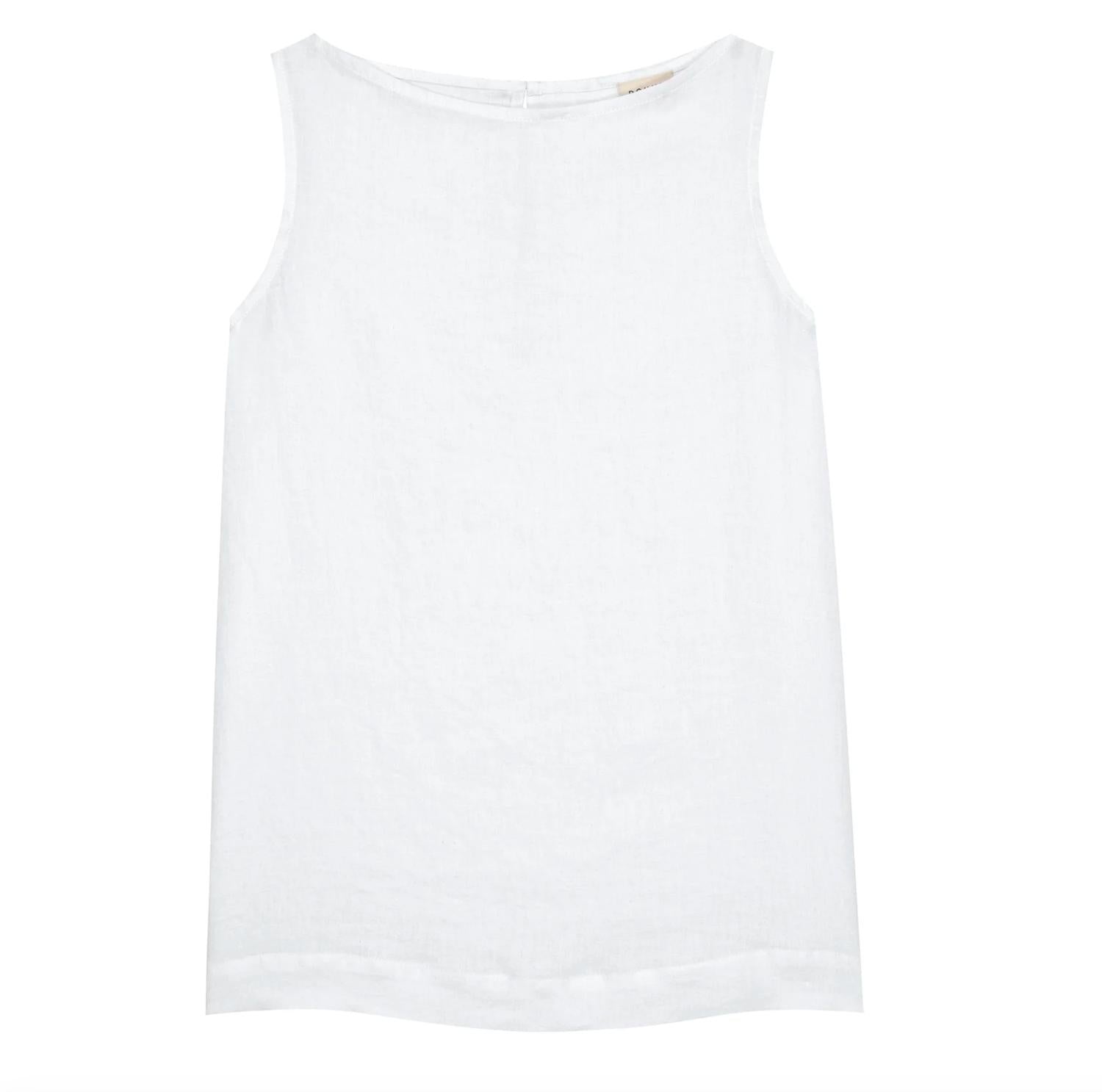 Donni. - Linen Shell Sleeveless Top