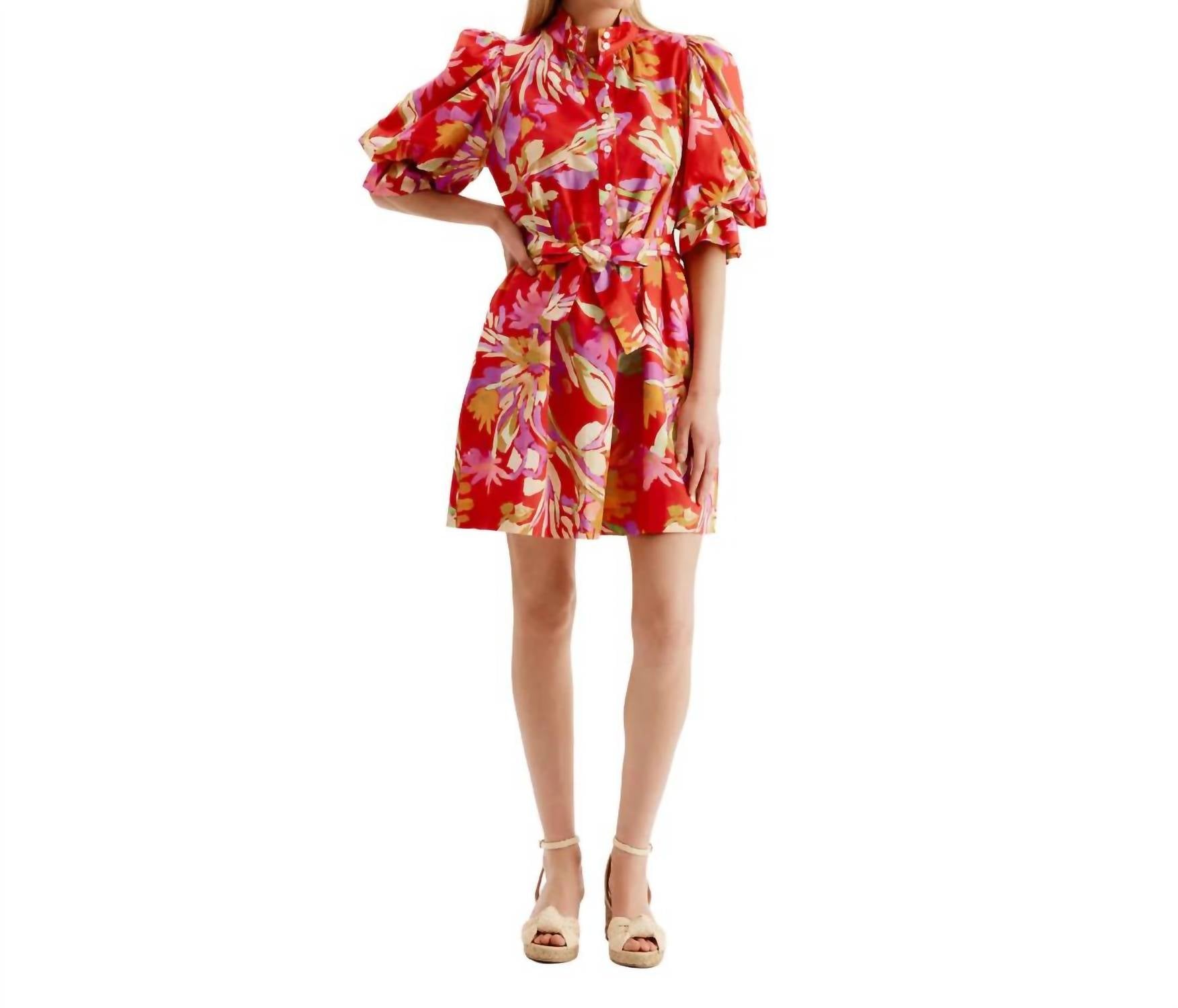 Tyler Boe Lydia Mini Dress in multi - women's dress