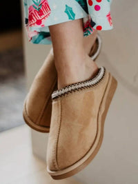 Katydid - Women's Embroidered Slip On Shoes
