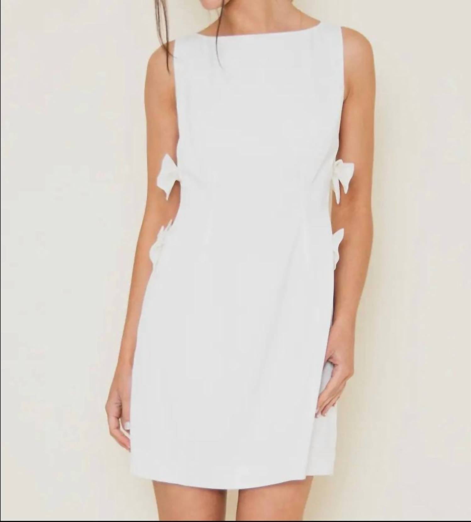 Fore Collection - Bow Detail Cocktail Dress