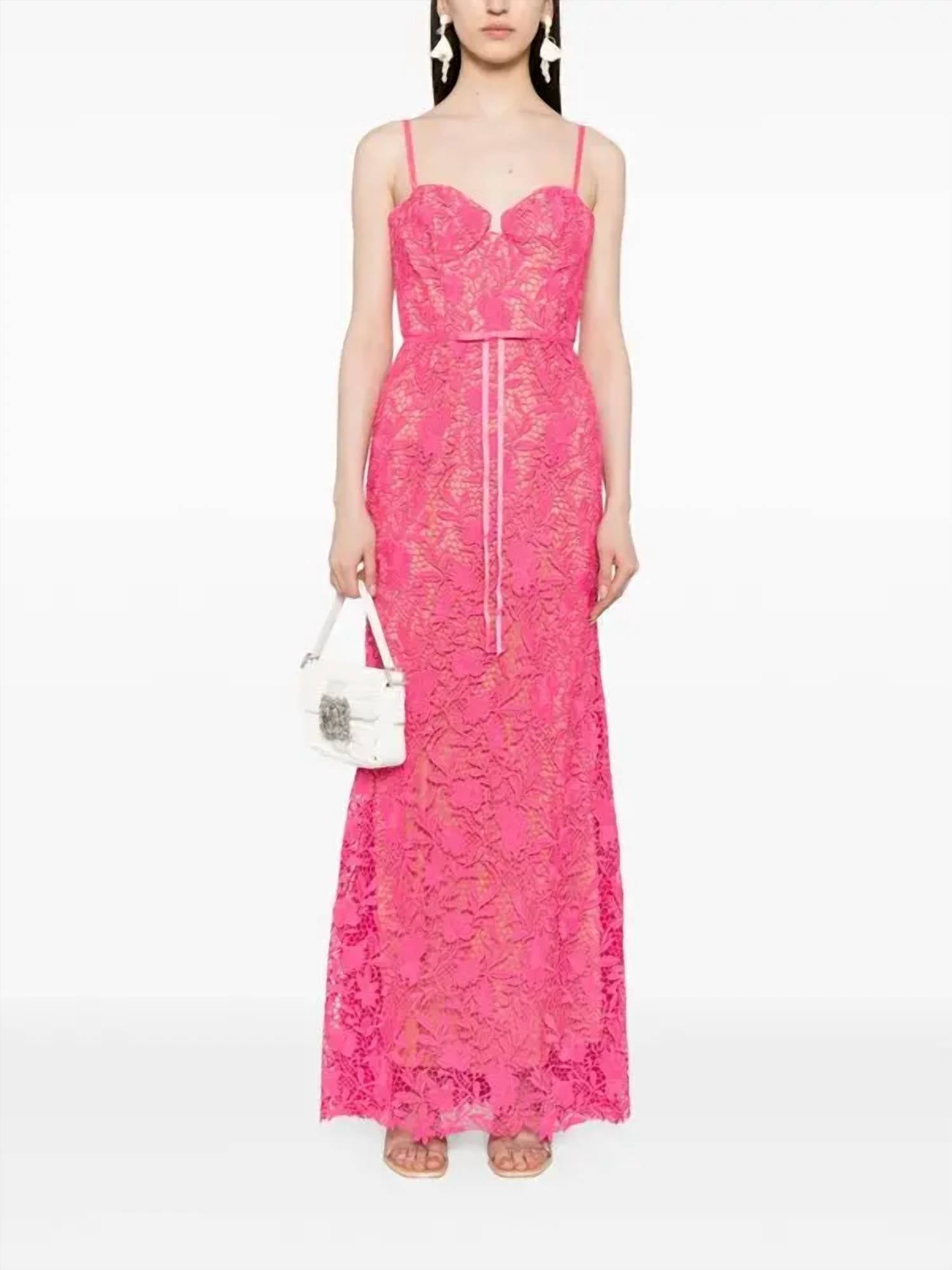 Marchesa - Lace Mermaid Gown
