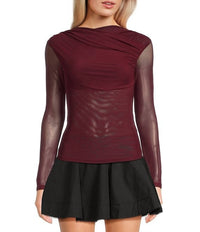 Nia - Aria Mesh Long Sleeve Top
