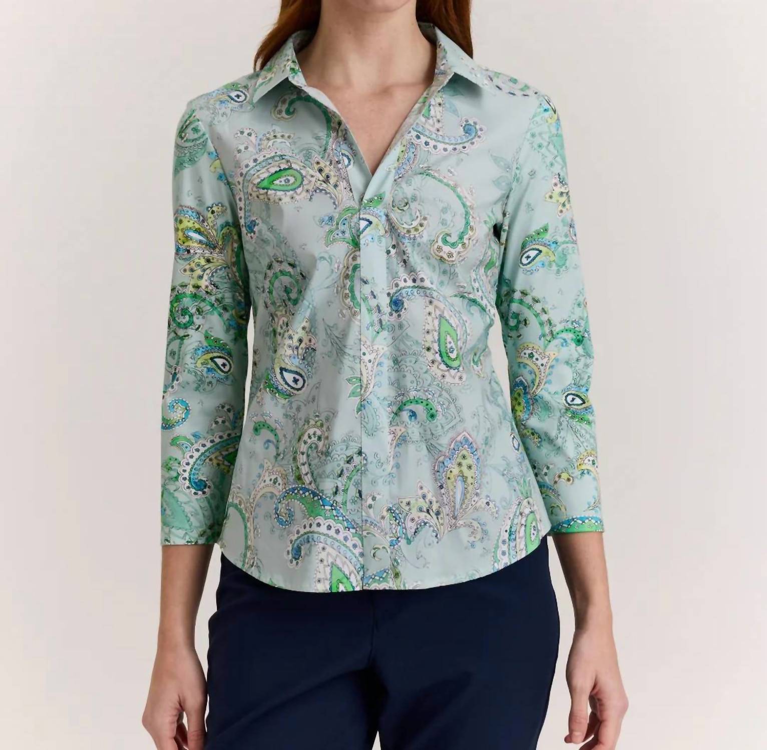 Hinson Wu - Lizette 3/4 Sleeve Top