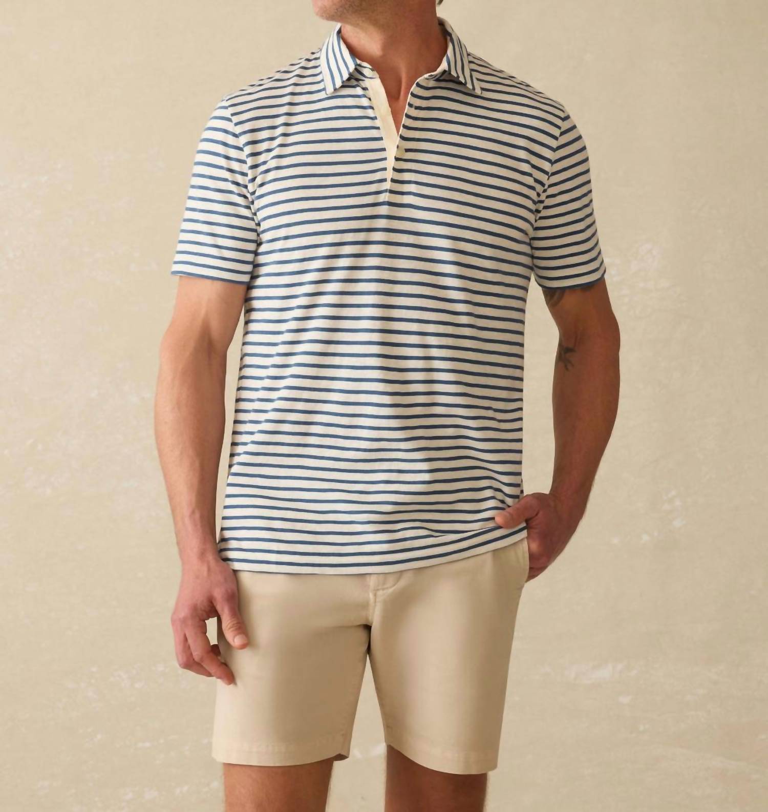 Faherty - Sunwashed T-shirt Polo