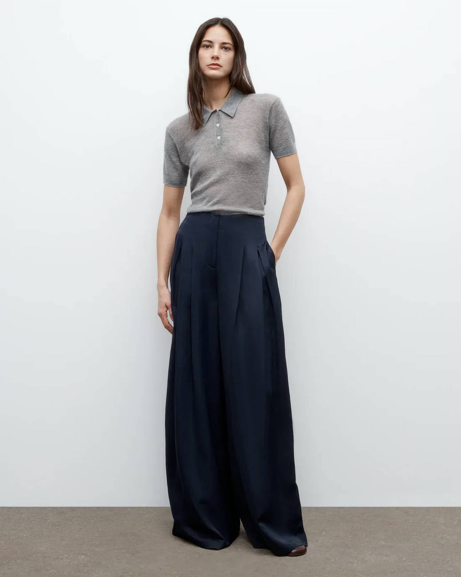 Twp - Drew High Rise Wide Leg Pants