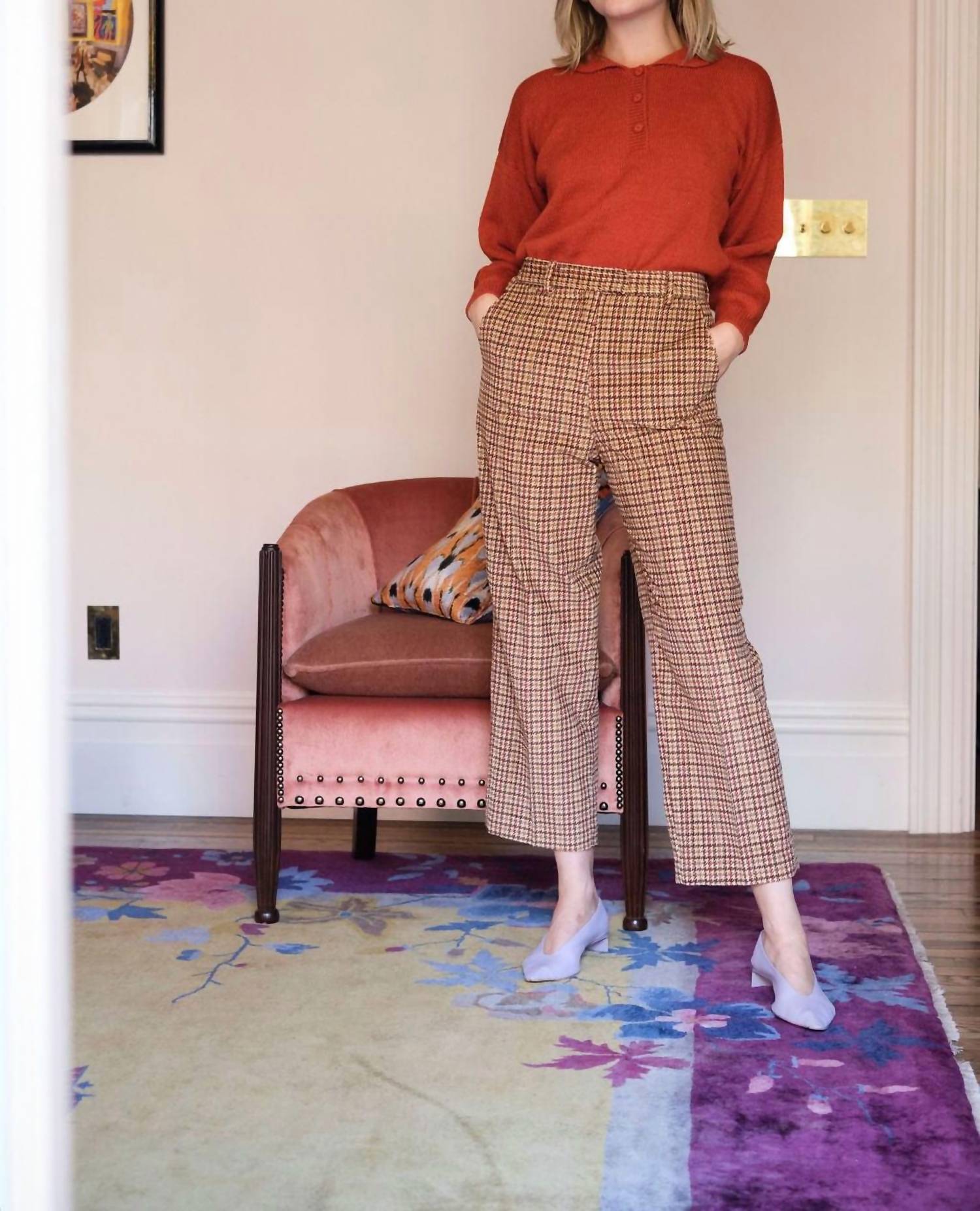 Rose Velvet - Penny Baby Alpaca Wool Sweater