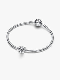 Pandora Twisting Arrow Charm in silver - women's jewelry - view 4