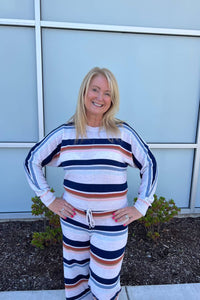 Splendid - Women's Polly Stripe Sweater Pant