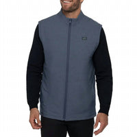 TravisMathew Men's Clear Cut Vest in insignia vintage indigo 1 - men's jacket
